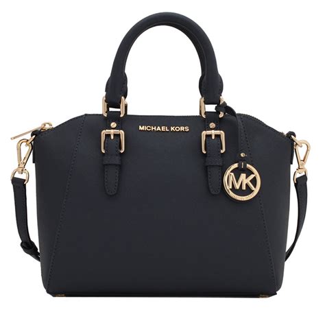 Michael Kors Ciara Medium Saffiano Leather Messenger Bag 